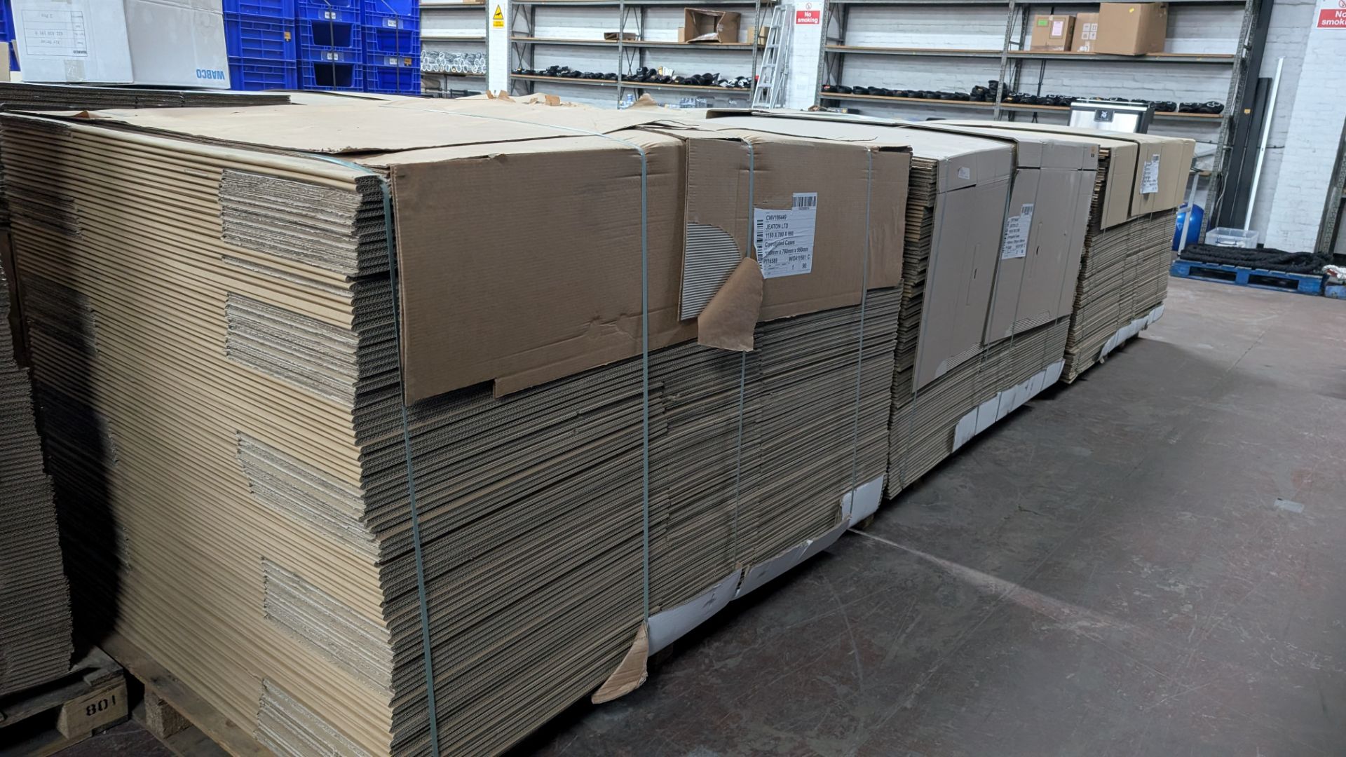 180 off Large Pallet-Sized Cardboard Boxes each measuring 1180 x 780mm x 990mm. This lot comprises t - Image 11 of 13