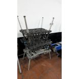 2 off MAC Allister Folding Adjustable Workbenches