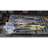 Mixed Lot of mops and extension rods