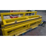 10 off Floor-mountable Safety Barriers for use in Warehouses, to protect offices/ machines/ racking/