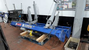 2014 Automotech 2 Post Vehicle Lift Model: AS-6140A. Our staff decommissioned this item prior to upl