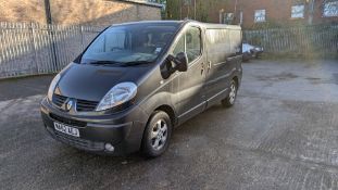 MA62 AEJ, Renault Trafic SL27 Sport DCI van, 6-speed Manual gearbox, 1995cc Diesel Engine. Colour: B