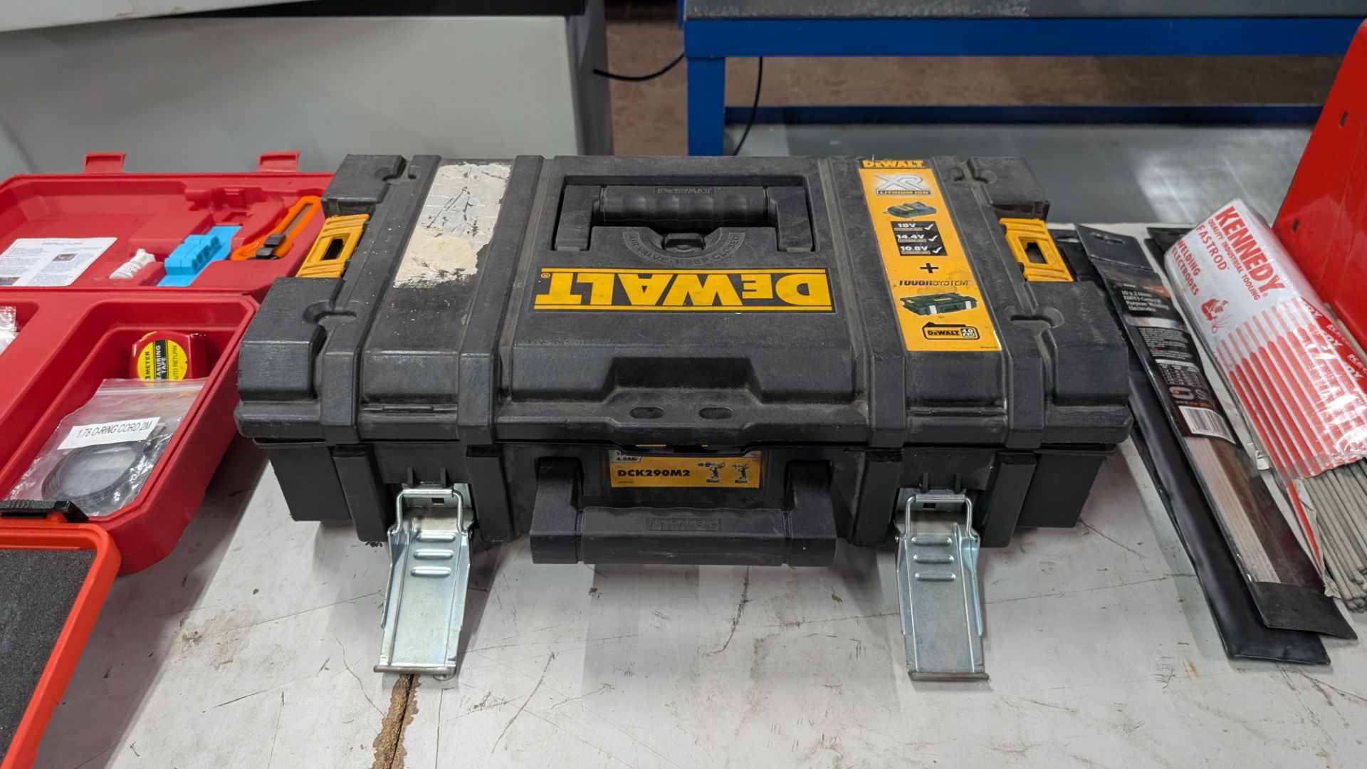 1 off DeWalt Cordless Impact Driver in case with battery charger (no battery) plus box of drill bits - Image 15 of 15