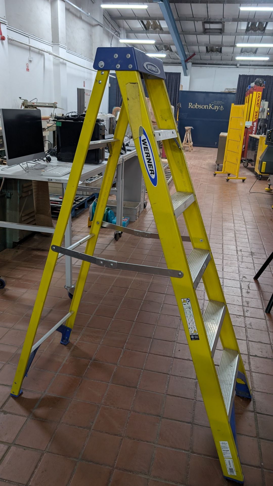 Werner 5-Tread Electricians Insulated Folding Ladders - Image 11 of 11