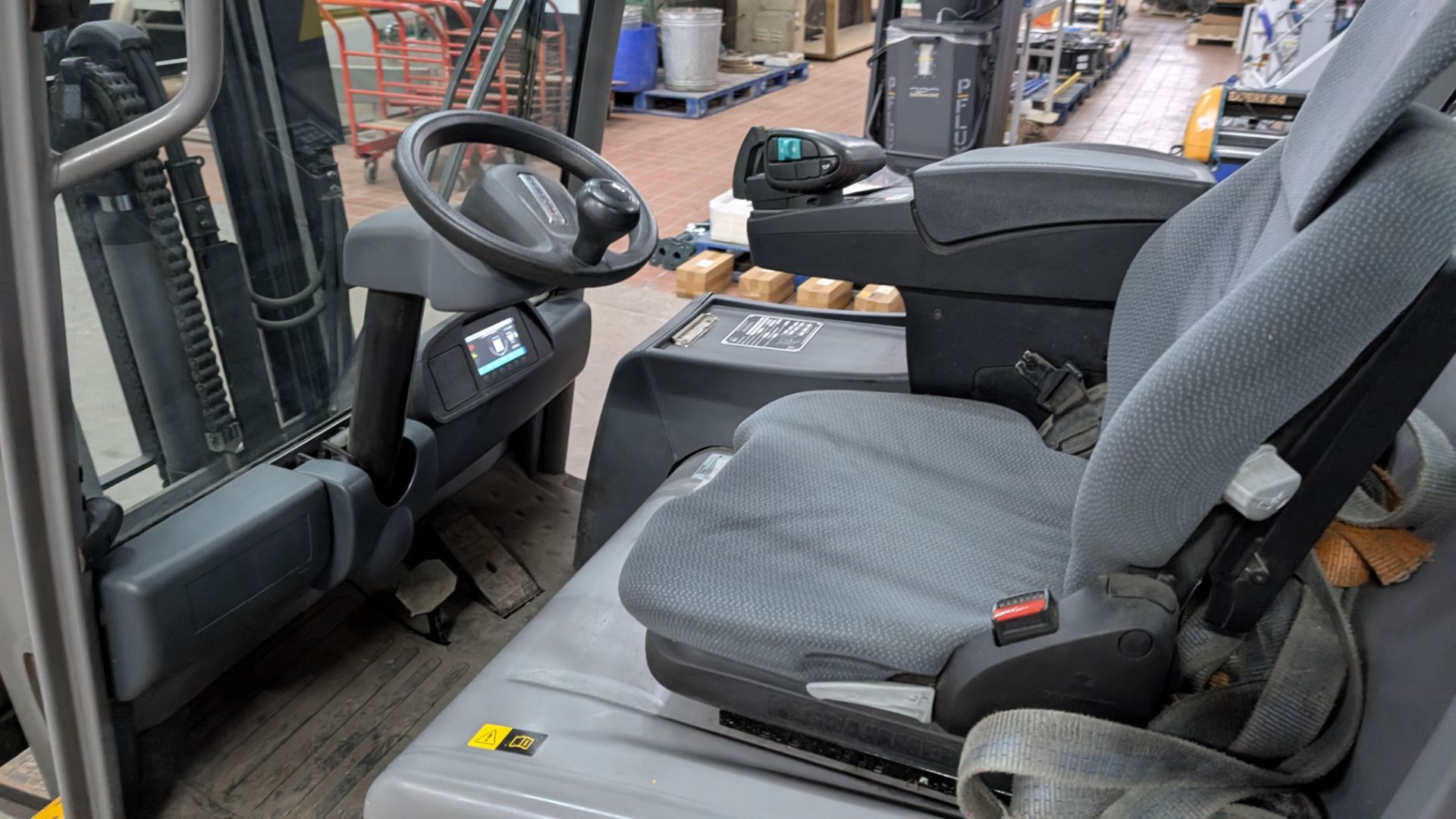 2018 Jungheinrich EFG 216 Electric 3-Wheel Counterbalance Forklift Truck, with side shift. Serial No - Image 7 of 20