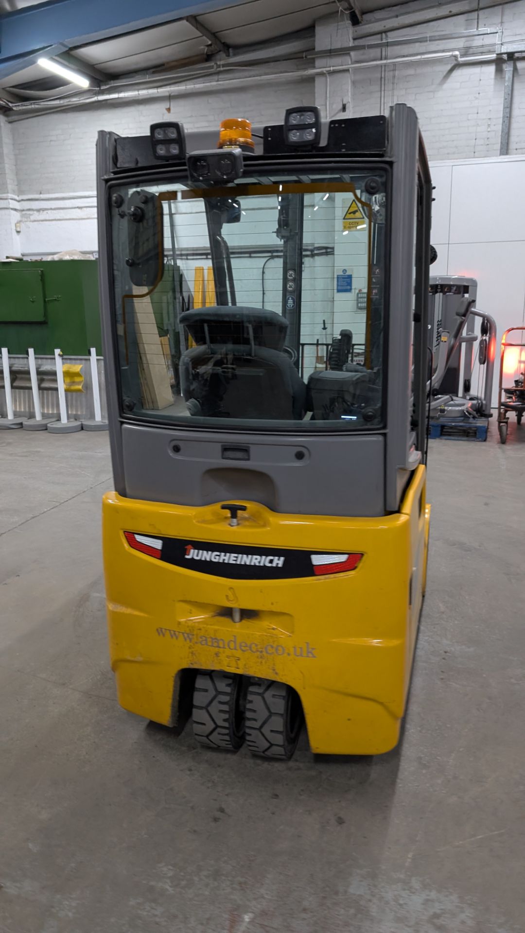 2018 Jungheinrich EFG 216 Electric 3-Wheel Counterbalance Forklift Truck, with side shift. Serial No - Image 19 of 20