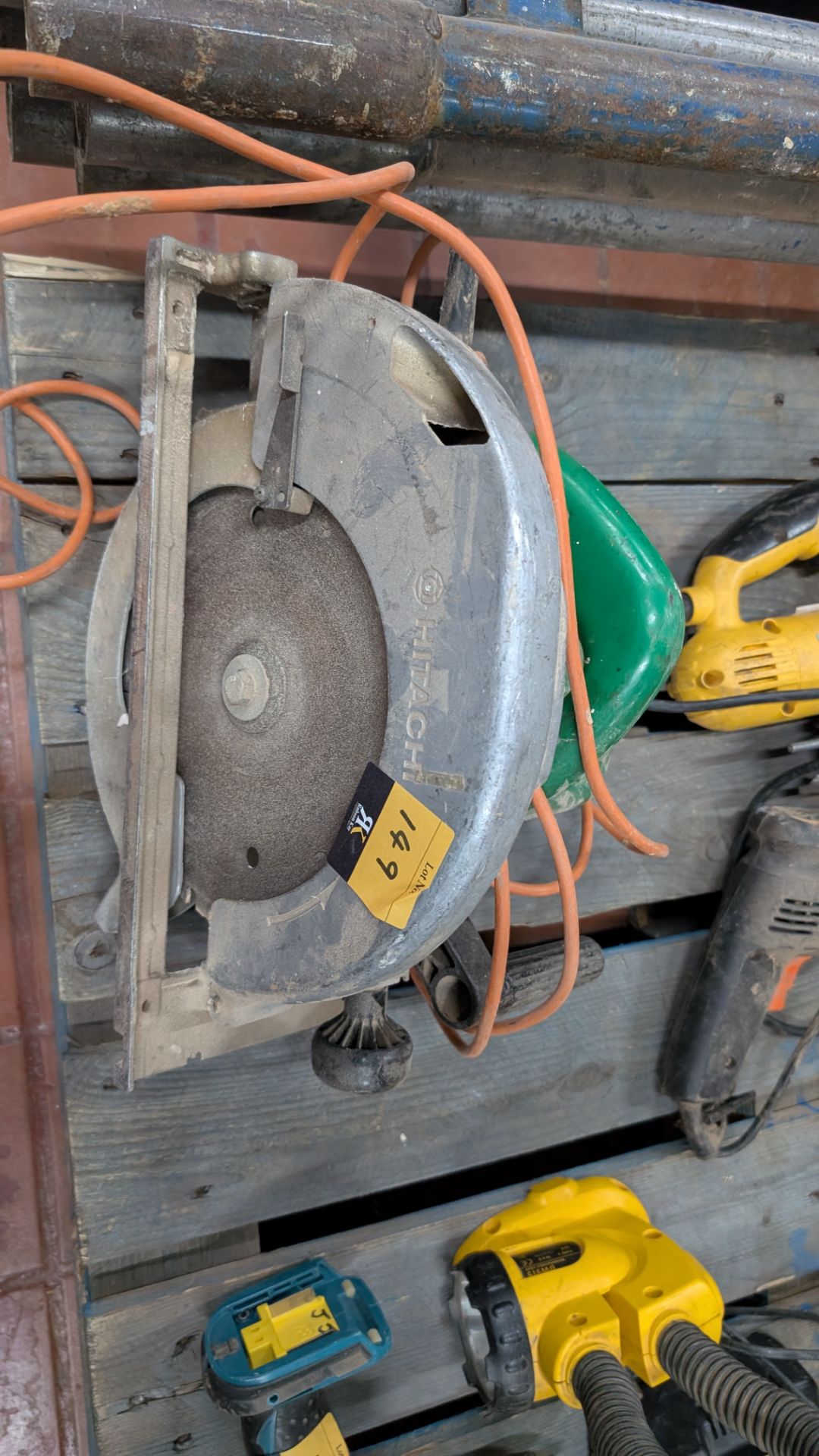 1 off Hitachi Handheld Electric Circular Saw - Image 9 of 10