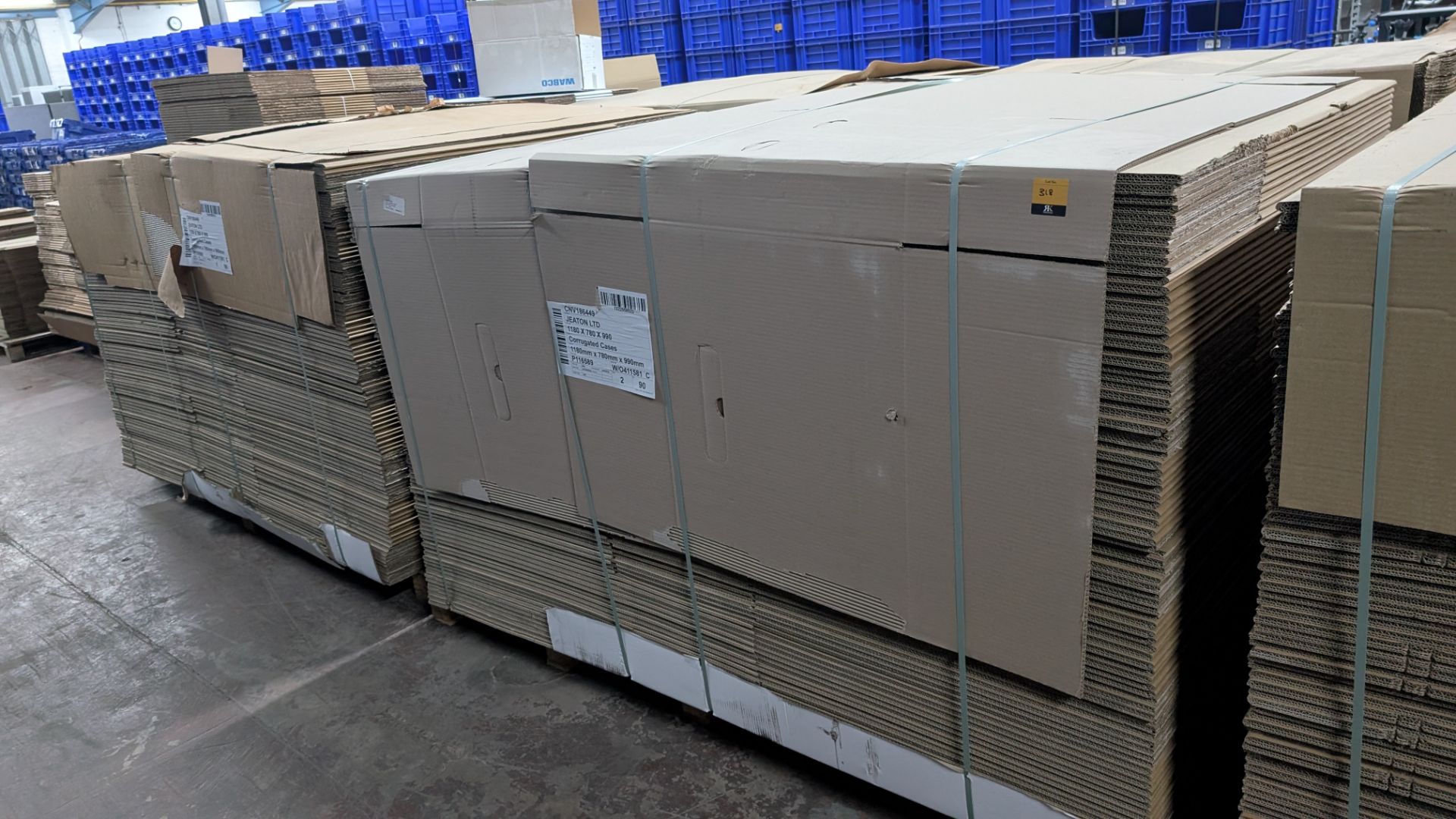 180 off Large Pallet-Sized Cardboard Boxes each measuring 1180 x 780mm x 990mm. This lot comprises t - Image 7 of 13