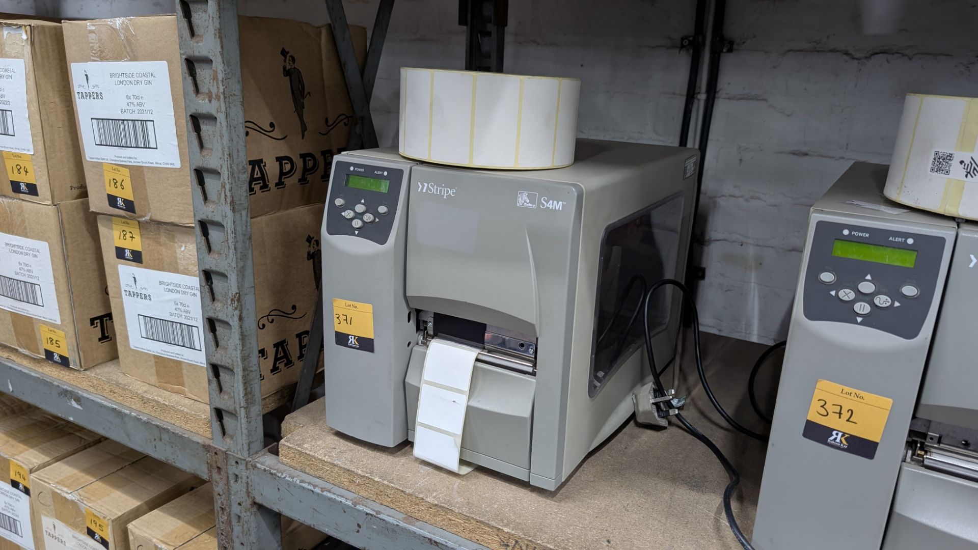 1 off Zebra S4M Stripe Label Printer