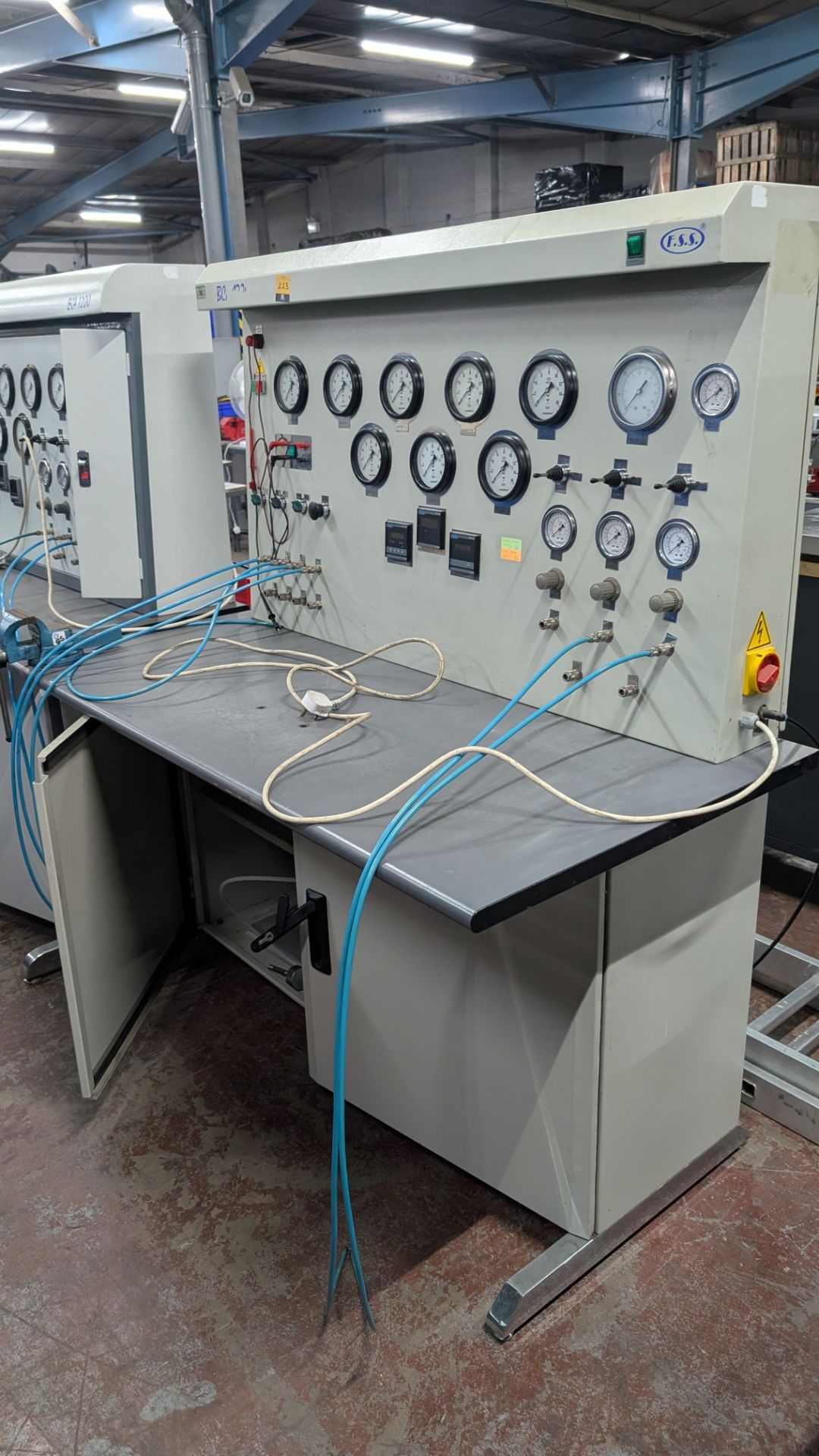 1 off BCA 1200 Pressure Testing System by FSS. This lot comprises a bench with assorted contents, on - Image 19 of 24