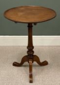 VICTORIAN MAHOGANY CIRCULAR TRAY-TOP TRIPOD TABLE, 76 (h) x 58cms (diam.) Provenance: private