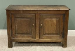 17TH CENTURY OAK TWO-DOOR DRESSER BACH, 87 (h) x 133 (w) 54cms (d) Provenance: private collection