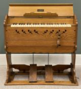 R F STEVENS MODEL 25 PORTABLE ORGAN, a compact and quirky model with folding legs for