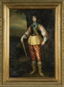AFTER SIR ANTHONY VAN DYCK oil on canvas – portrait of Prince Charles Louis, 20th C., 90 x 59cms