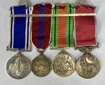 WWII MEDAL GROUP, including Meritorious Service medal, Exemplary Police Service medal