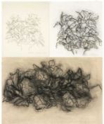 ‡ MICHAEL CROWTHER (b.1946) charcoal and conte - entitled verso 'Untitled Study' on Martin Tinney