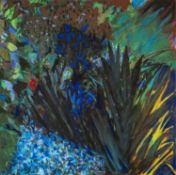 ‡ JACK SHORE (Welsh, 1922-2008) oil on canvas - entitled verso, 'Garden Corner', signed, 91 x