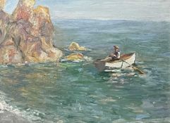 ‡ JOHN ANTHONY PARK (British, St Ives School, 1880-1962) oil on panel - St Ives, 23 x 31cms