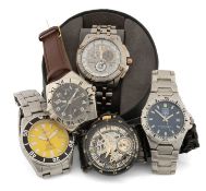 ASSORTED FASHION WRISTWATCHES, including German Theorema bracelet watch ref. GM-101, manual wind,