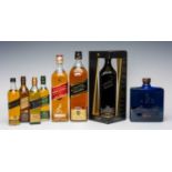 SELECTION OF JOHNNIE WALKER & HAIG CLUB WHISKY, including Black Label Centenary Edition 12yo, 40%,