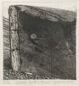 GEOFF YEOMANS (1934-2021) etching - 'Wreck Porth y Rhaw', signed and dated 2006, 38 x 33cms