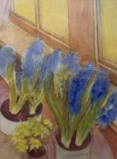 JOAN CONNELL (b. 1925) watercolour - 'Hyacinths', signed and dated 2005, 66 x 48cms Provenance: