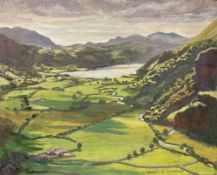 MAVIS BLACKBURN (1923-2005) oil on board - 'Llyn Gwynant', signed, 41 x 51cms Comments: unframed