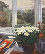 MAVIS BLACKBURN (1923-2005) oil on board - 'Margaret's Window', signed, 62 x 51cms Comments: