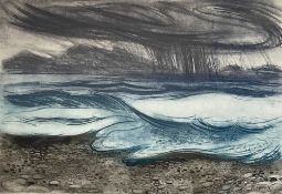 KEITH ANDREW (1947-2025) limited edition (2/150) etching - 'Surf', unsigned, 37 x 51cms Comments: