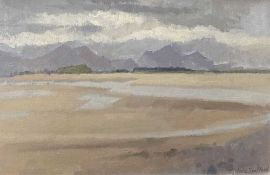 IOLA SPAFFORD (b. 1930) oil - 'The Rivals, Low Tide', signed, 19 x 29cms Comments: framed