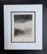NORMAN ACKROYD limited edition (15/20) etching - 'Loch Garve', signed, 18 x 14cms (img.) Provenance: