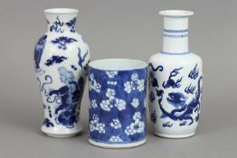 3 chinesische Porzellanvasen