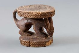 Afrikanischer Hocker, wohl Bamun, Kamerun