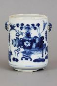 Chinesischer Vorratsbecher mit Blaumalerei