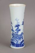 Chinesische Gu Porzellan Vase mit Blaumalerei