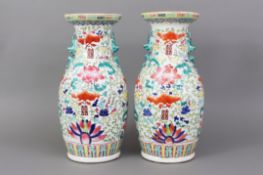 Paar chinesische Balustervasen