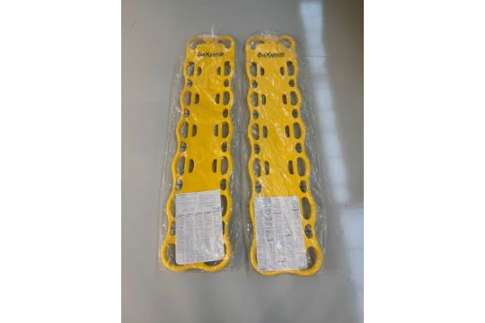 2 x Laerdal BaXstrap Spineboard (With Pins)