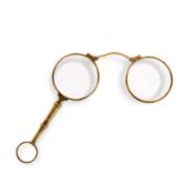 Lornette/stem glasses
