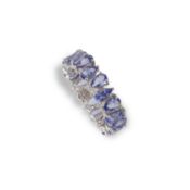 Tanzanite memory ring