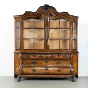 Bombé display cabinet