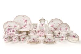 Meissen coffee and mocha service 'Indian Purple'