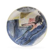 Artist's wall plate by klaus Killisch