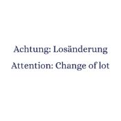 Caution: Change of Lot