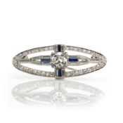 Brooch in Art Deco style