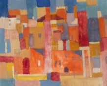 Mediterrane Stadtansicht