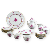 Herend Mokkaservice Purpur