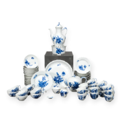 Royal Copenhagen Kaffee- und Teeservice Blaue Blume