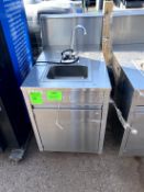 PORTABLE STAINLESS SINK STATION