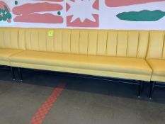 84IN METAL FRAMED BANQUETTE SEAT