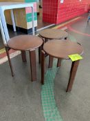 DIETIKER X HAY WOODEN SIDE TABLES